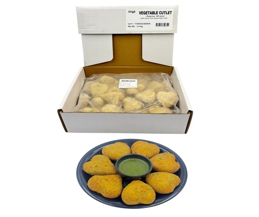 [FARF:RTE:11201C1] R16 VPK Veg Cutlet Heart Shape