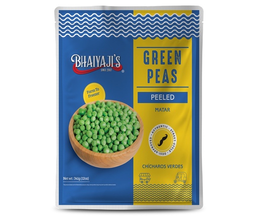 [FBYJ:VEG:15101G2] - V6 Green Peas (Mutter) - [341g]