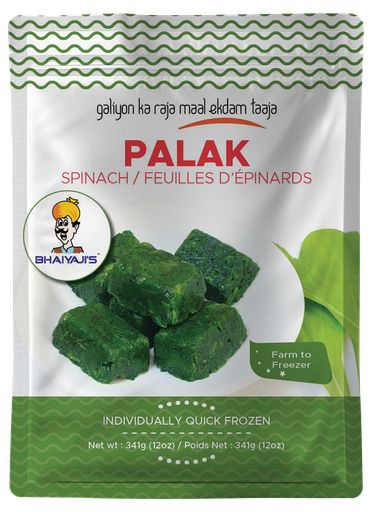 [FBYJ:VEG:15101P1] - V12 Palak (Spinach Leaves) - [341g]