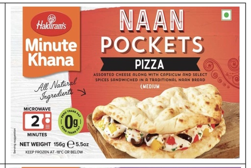 [FHLD:NWH:40023P3] Naan Pocket Pizza [Naanwich]
