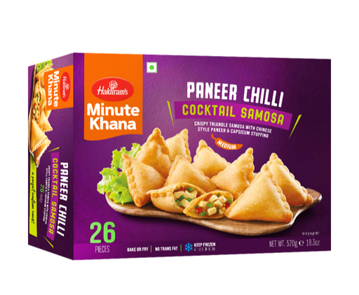 [FHLD:SNK:40020S6] Paneer Chilli Cocktail Samosa