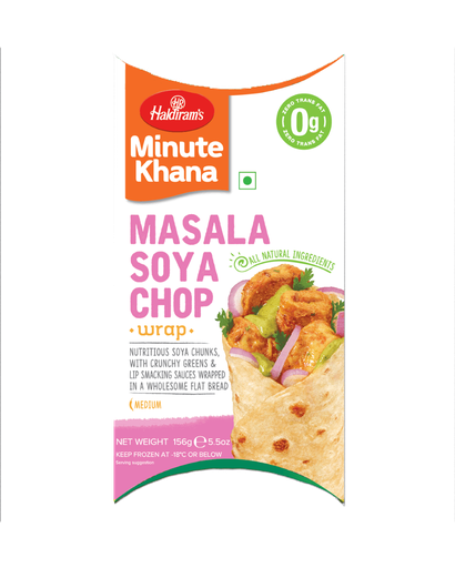 [FHLD:SNK:40021S1] - Soya Chop Wraps [Desi Wrap] - [156g]