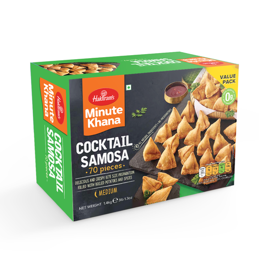 [FHLD:SNK:40031S1] - VPK Cocktail Samosa - [1.4kg (70pcsx20g/pc)]