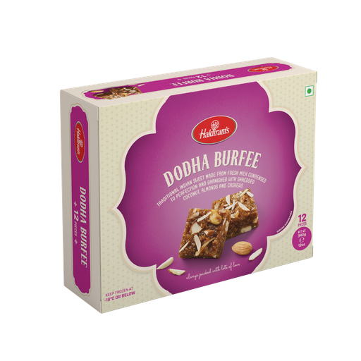 [FHLD:SWT:40050B3] - Dodha Burfee - [340g (12pcsx28g/pc)]
