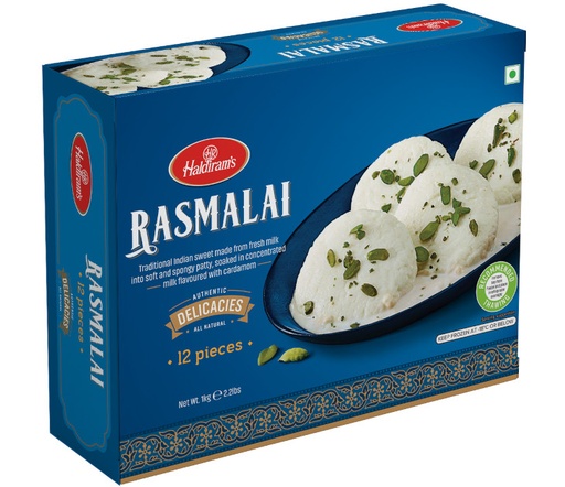 [FHLD:SWT:40051R1] Rasmalai (12pcs)