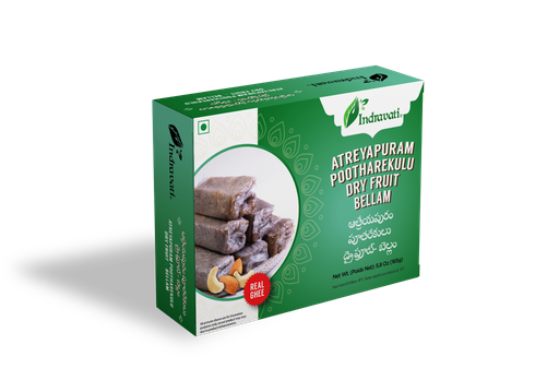 [FIND:SWT:42320P3] - Pootharekulu -Dry Fruit Bellam - [165g]