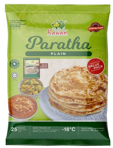 [FKWN:BRD:49302P1] - VPK Paratha Plain - [2kg (25pcsx80g/pc)]