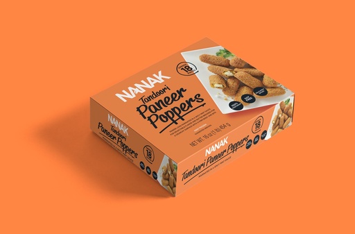 [FNNK:RTE:62506P1] - Tandoori Paneer Poppers - [454g (18pcsx25g/pc)]