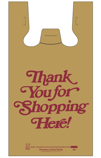 [P1000:P1001] - Shopping Bags (Thank You) Large Heavy Duty - [0 (1000pcsx1/pc)]