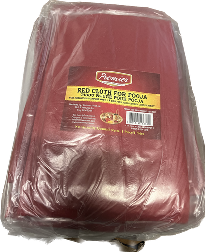 [DPRM:PJA:70008C6] Red Cloth for Pooja