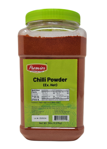 [DPRM:SPP:70015R061] - Red Chilli Powder Ex-Hot (Jar) - [5lb]