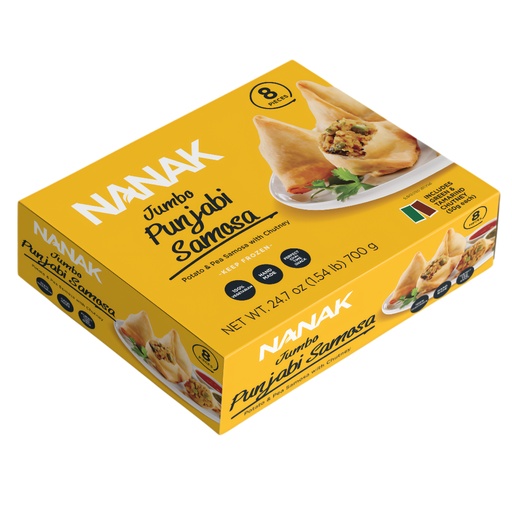 [FNNK:RTE:62506S6] - Jumbo Punjabi Samosa - [700g (8pcsx75g/pc)]