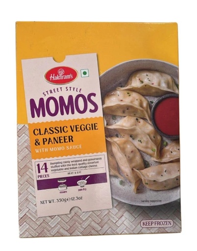 [FHLD:SNK:40020M2] Classic Veggie&Paneer Momos (W/Sauce)