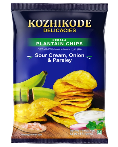 [DKZK:CHP:49801B4] Banana Chips Sour cream and Onion