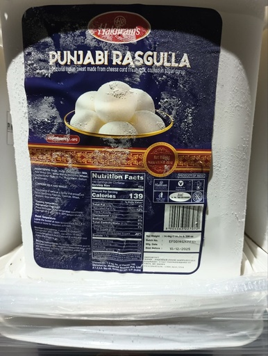 [FHLD:SWT:40053R7] - (Bucket) Punjabi Rasogolla - [14.4kg]