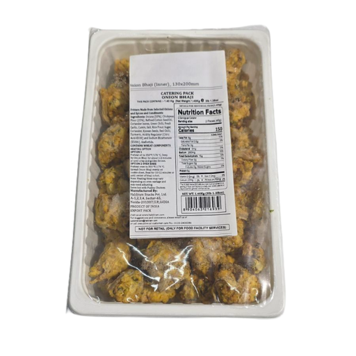 [FHLD:SNK:40031O1] - VPK Onion Bhaji - [1.4kg (66pcsx21g/pc)]