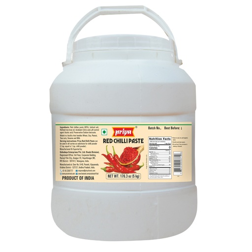 [DPRY:PST:67509R1] - Red Chilli Paste - [5kg]
