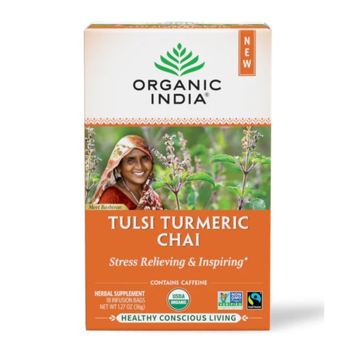 [DORI:TEA:63110T16] Tulsi Turmeric Chai - NEW
