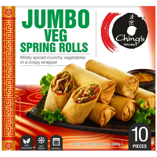 [FCHG:SNK:18201R4] Jumbo Vegetable Spring Rolls