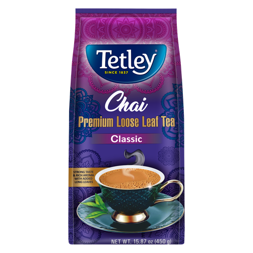 [DTTL:TEA:81601T3] - Tetley Classic Tea (Chai Premium Loose Leaf Tea) - [450g]