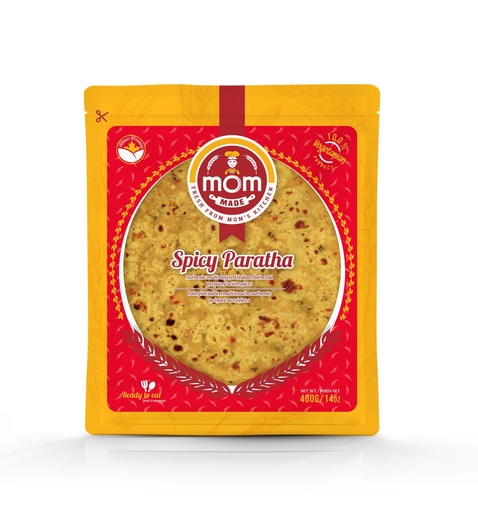 [CMOM:BRD:57901S1] - Spicy Paratha - [400g (4pcsx100g/pc)]