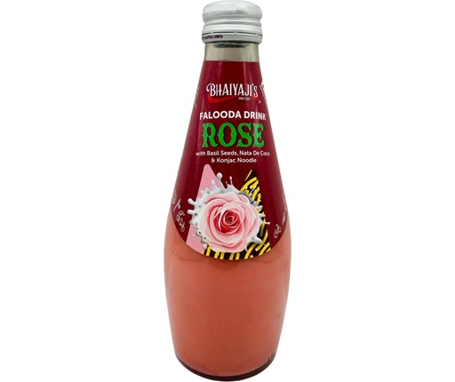 [DBYJ:DRK:15011R1] - Falooda - Rose With Basil Seed Drink - [290ml]