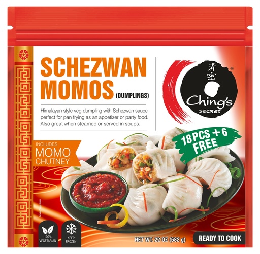 [FCHG:SNK:18201M1] Schezwan Momos w/Chutney