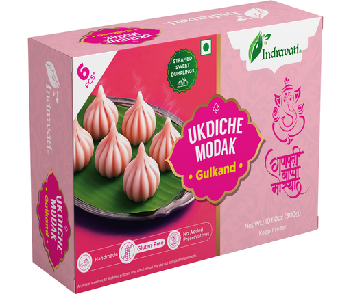 [FIND:SWT:42324M2] - S124 Ukdiche Modak - Gulkand - [300g (6pcsx50g/pc)]