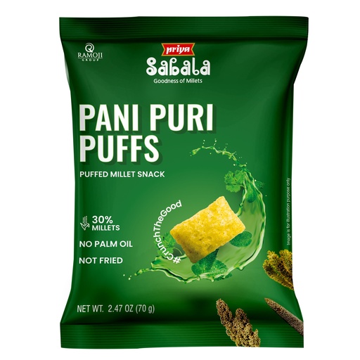 [DPRY:SNK:67619P1] - Pani Puri Puffs  - [70g]