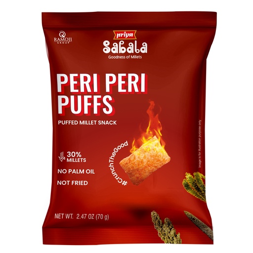 [DPRY:SNK:67619P2] - Peri Peri Puffs  - [70g]
