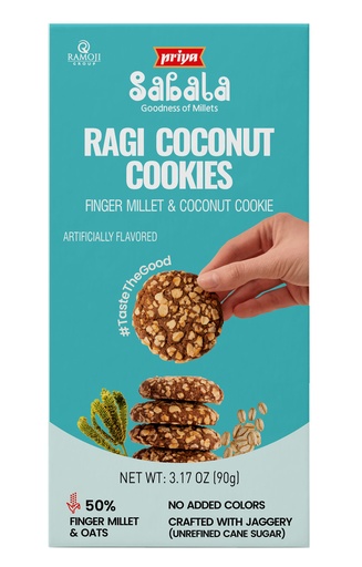 [DPRY:BIS:67602R1] Ragi Coconut Cookies (Millet Jaggery)