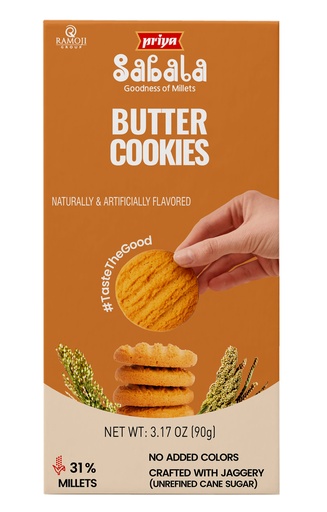 [DPRY:BIS:67602B1] Butter Cookies (Millet Jaggery)
