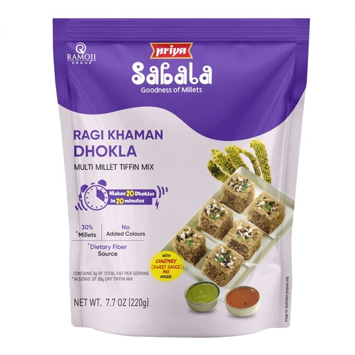 [DPRY:MIX:67603D2] Ragi Khaman Dhokla Mix
