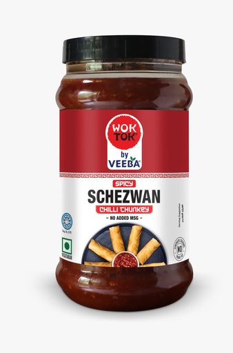 [DVBA:CHT:87706S1] - Schezwan Chilli Chunkey (Spicy Chutney) - [1kg]