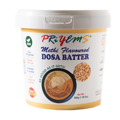 [FPYM:BTR:67701M1] - Methi Dosa Batter - [900g]
