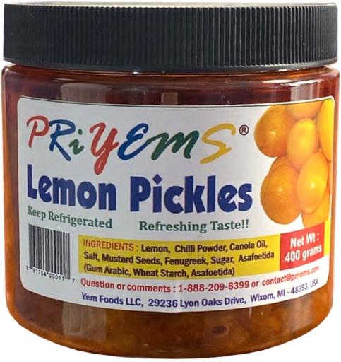 [CPYM:PKL:67705L1] - Lemon Pickle - [400g]