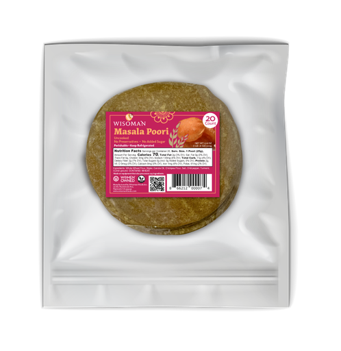 [CWSN:BRD:90302M1] - Masala Poori - [500g (20pcsx25g/pc)]